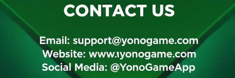 Contact Us of Yono game app